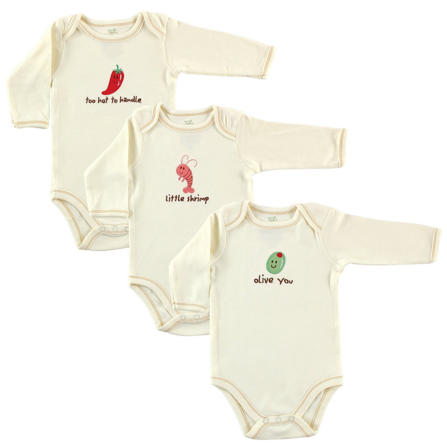 Unisex Baby Organic Cotton Bodysuits