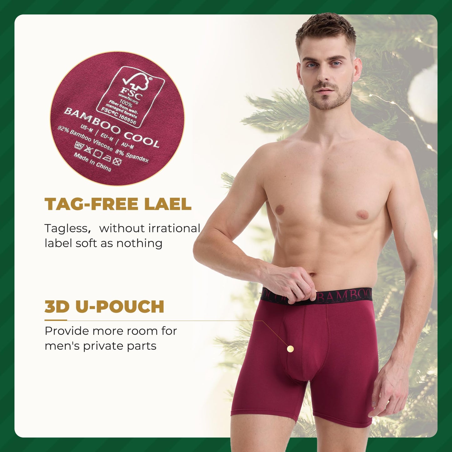 Breathable Men's Underwear Set