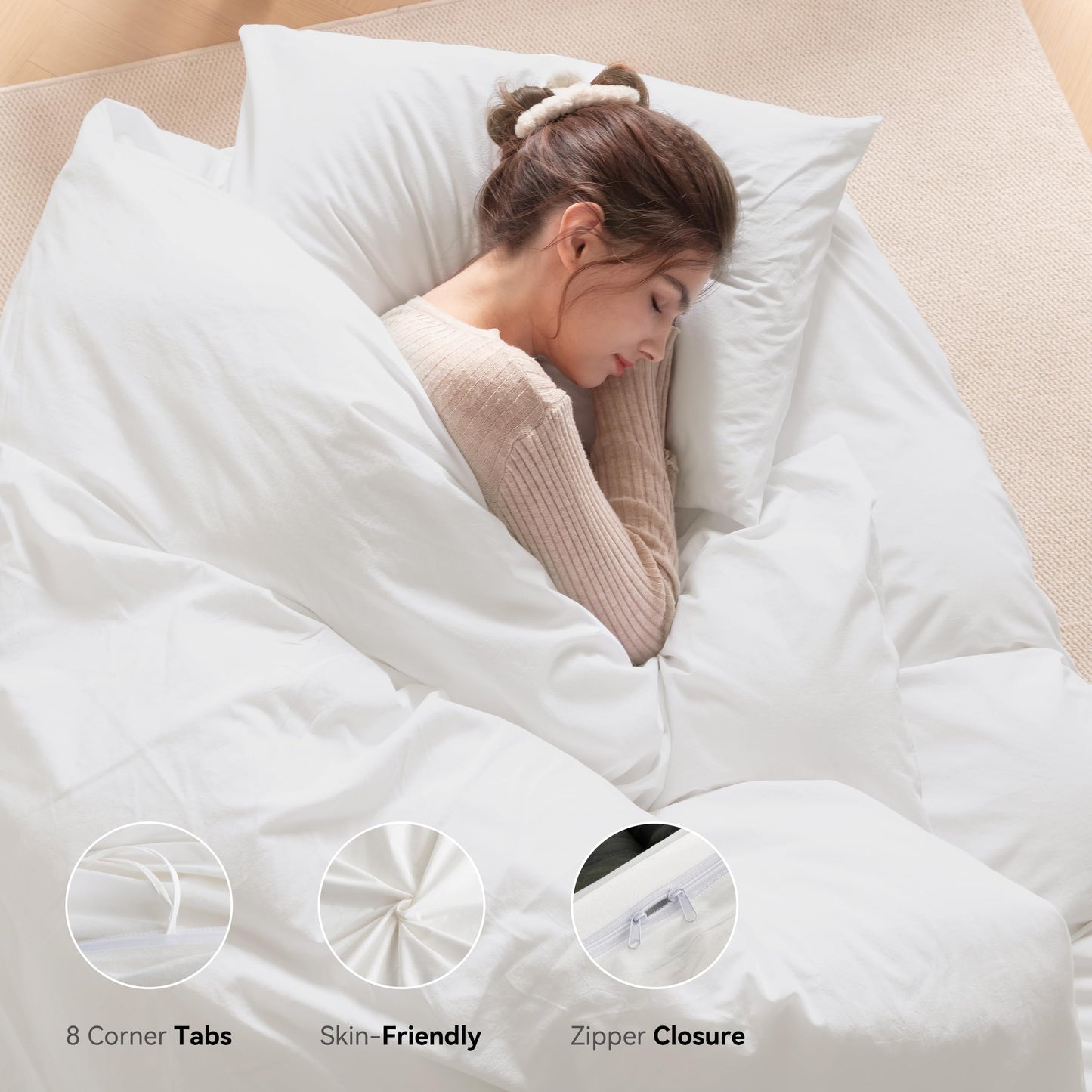 Breathable Cotton Duvet Set