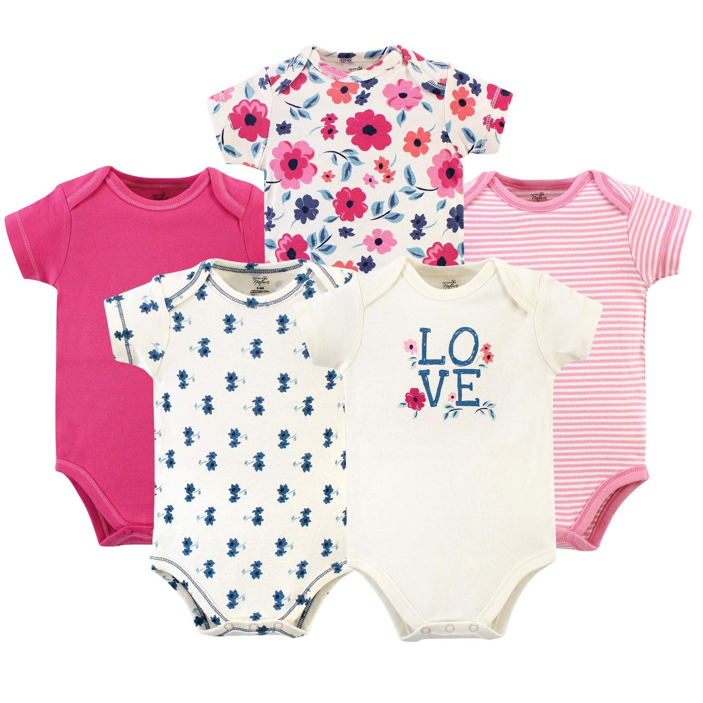 Unisex Baby Organic Cotton Bodysuits