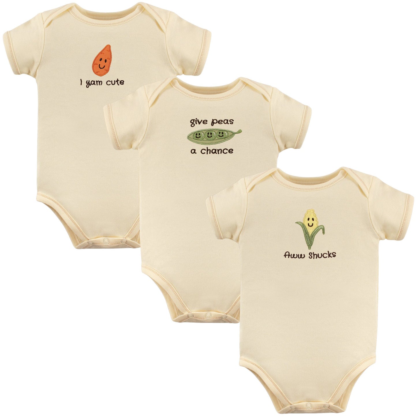 Unisex Baby Organic Cotton Bodysuits