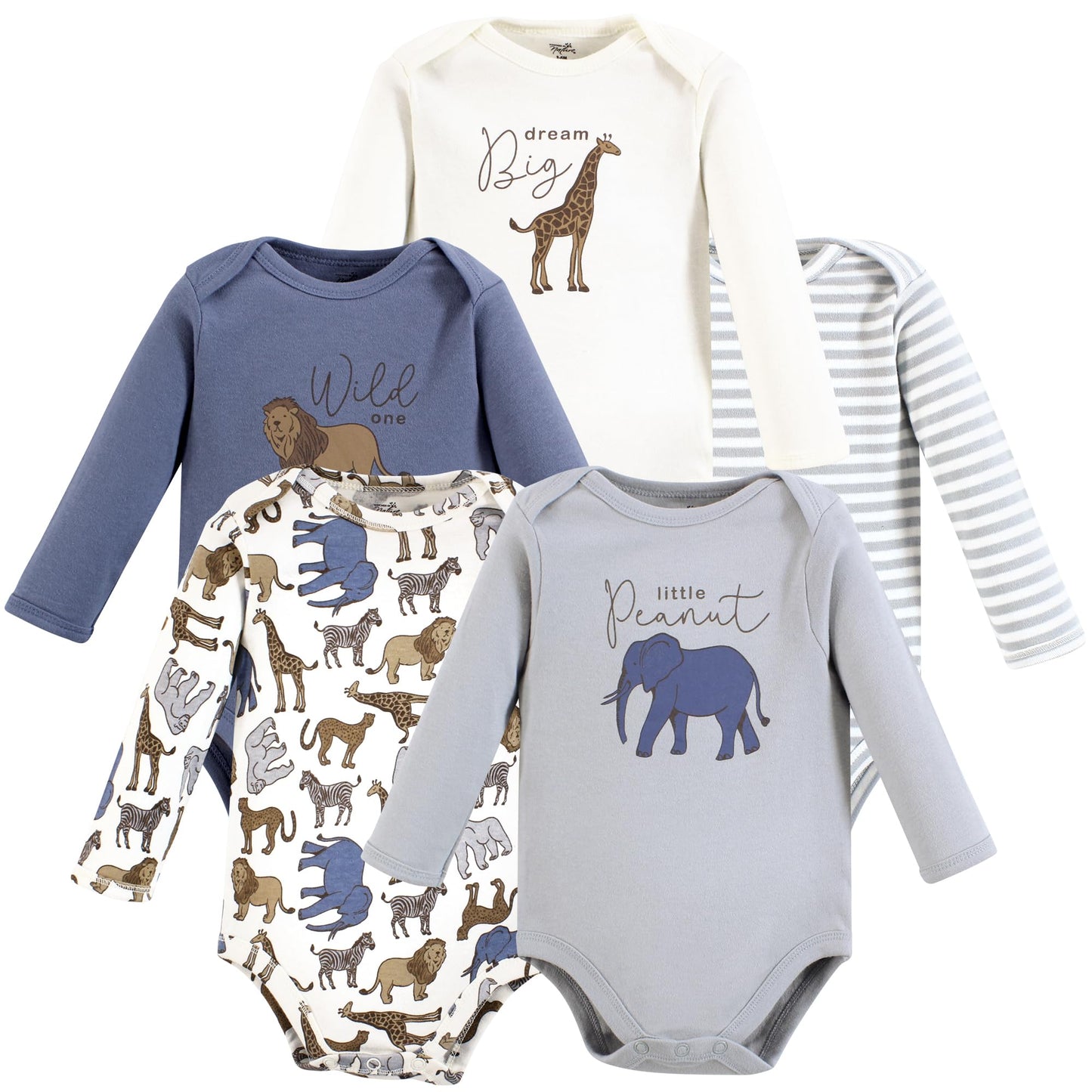 Unisex Baby Long-Sleeve Bodysuits