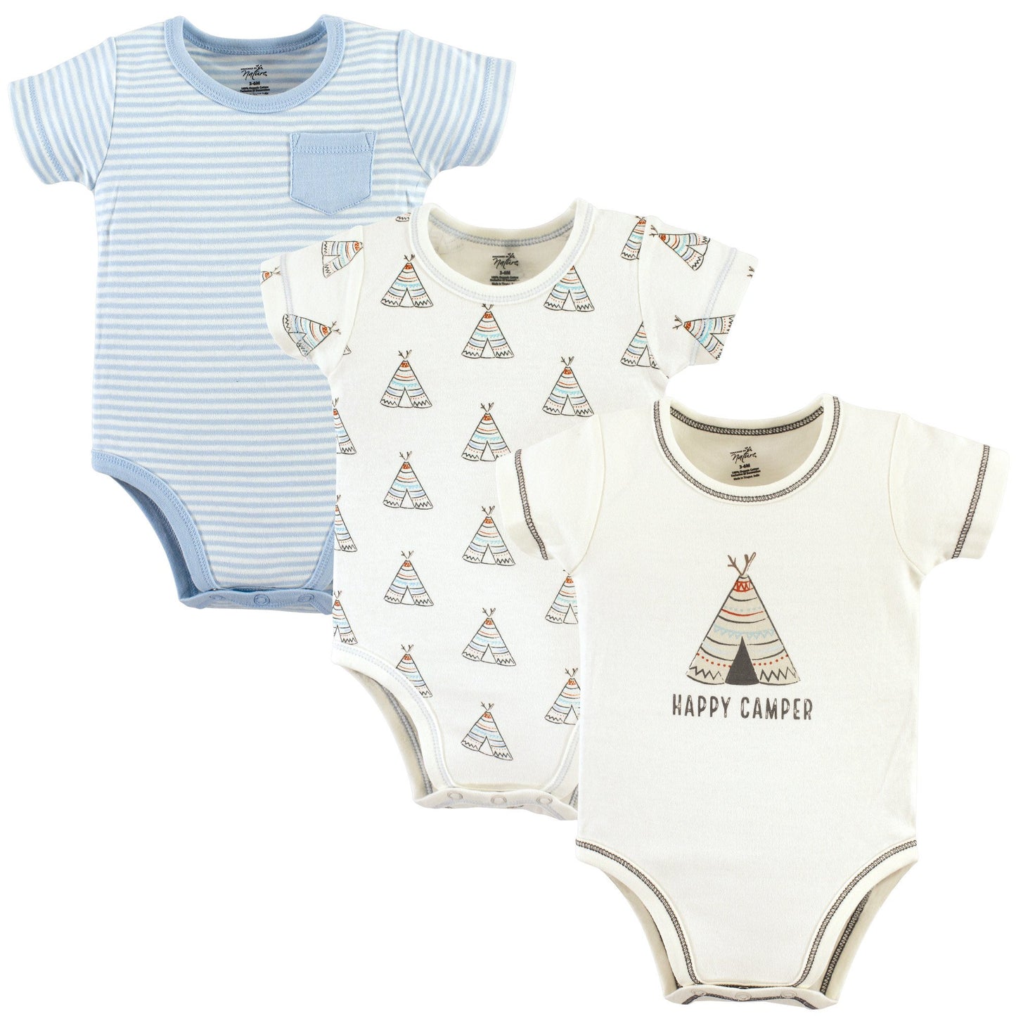 Unisex Baby Organic Cotton Bodysuits