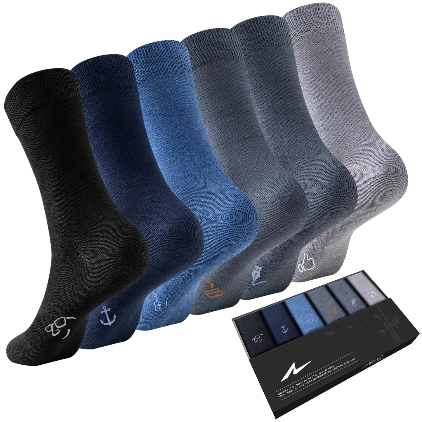 Soft Breathable Dress Socks