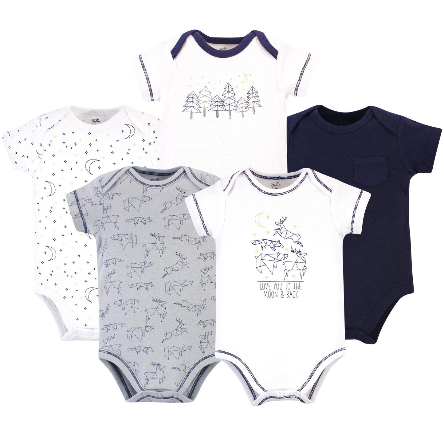 Unisex Baby Organic Cotton Bodysuits