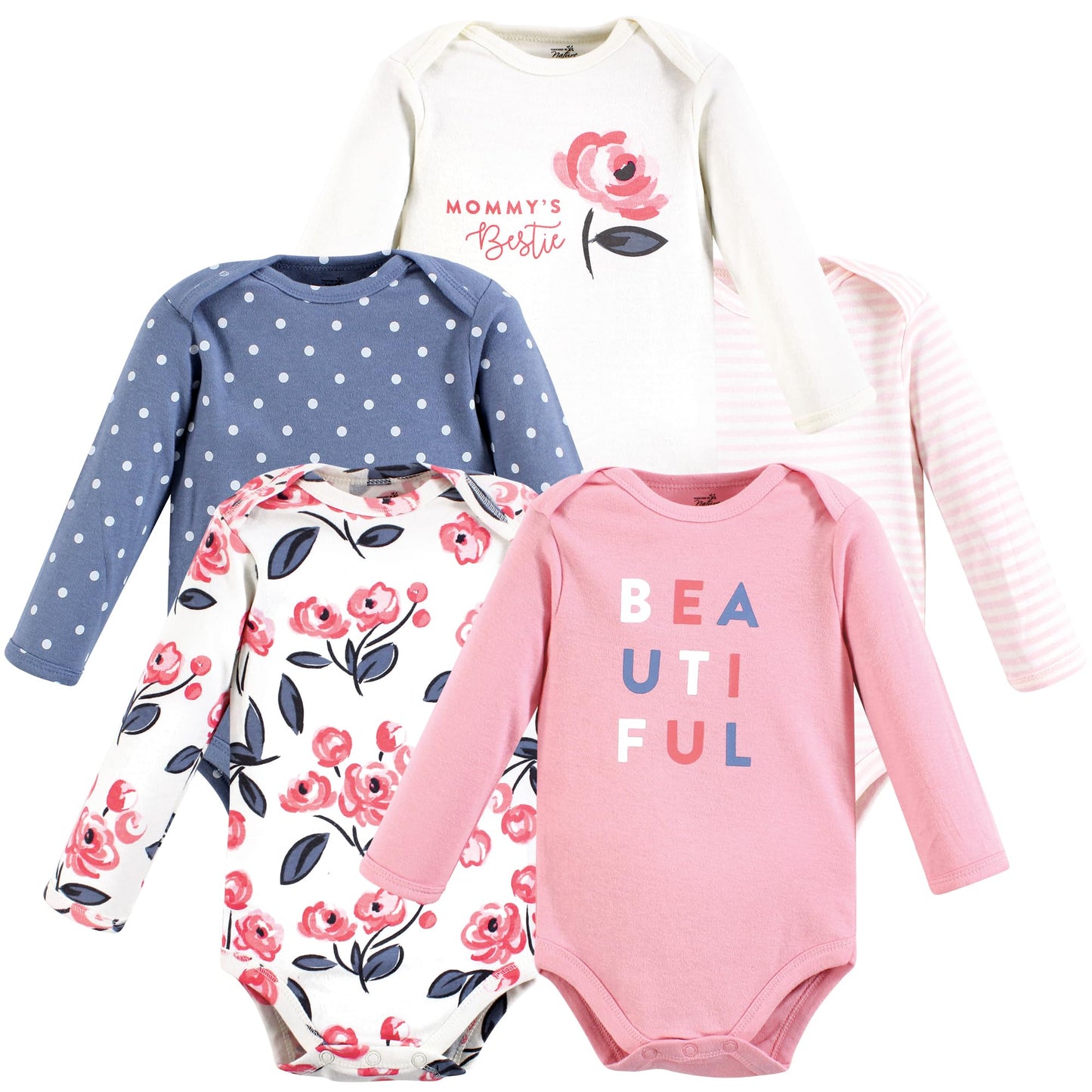 Unisex Baby Long-Sleeve Bodysuits