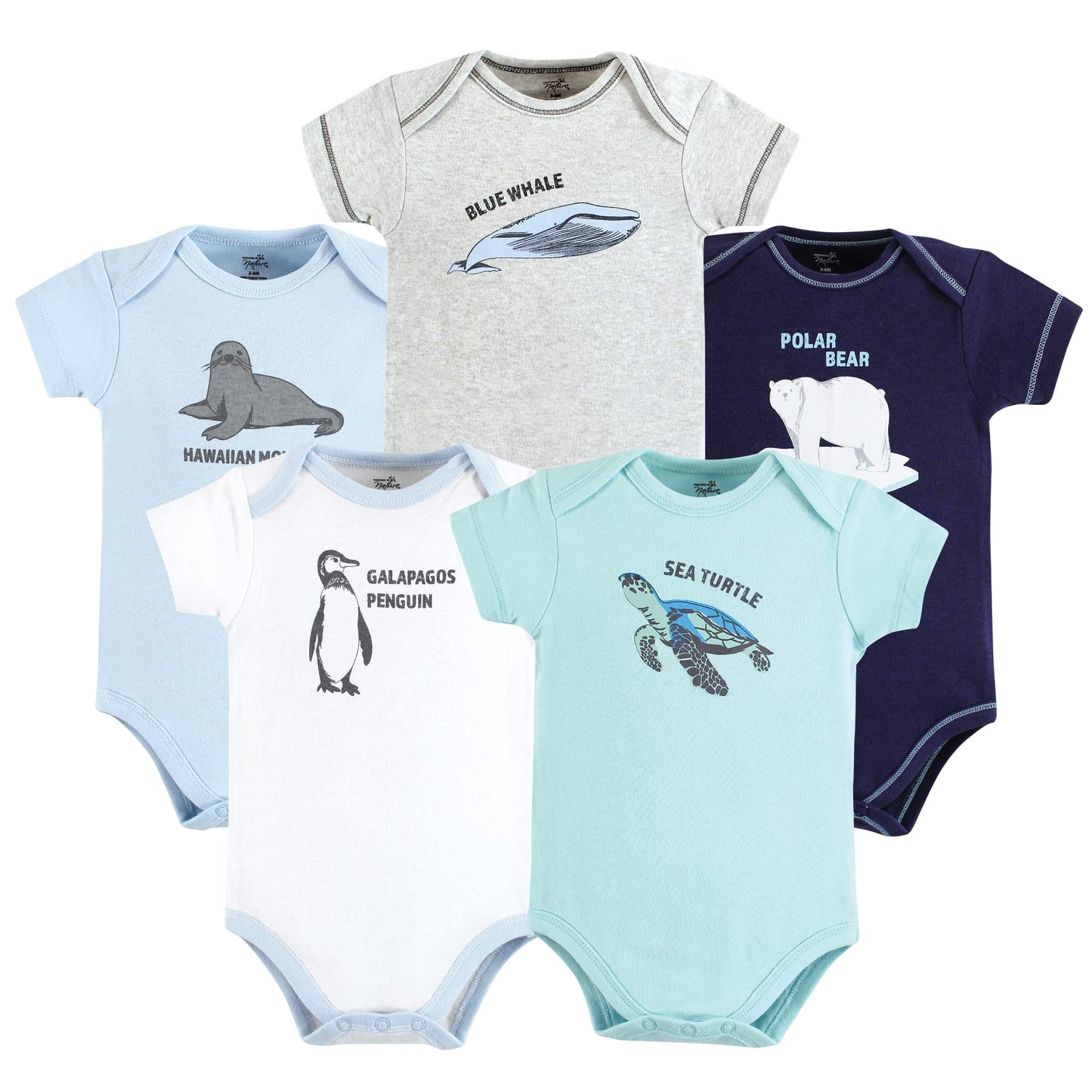 Unisex Baby Organic Cotton Bodysuits