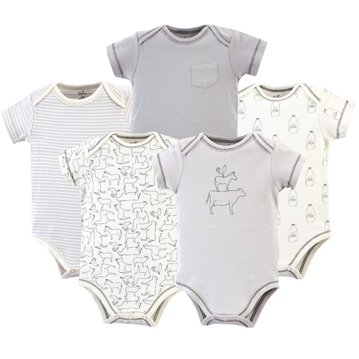 Unisex Baby Organic Cotton Bodysuits