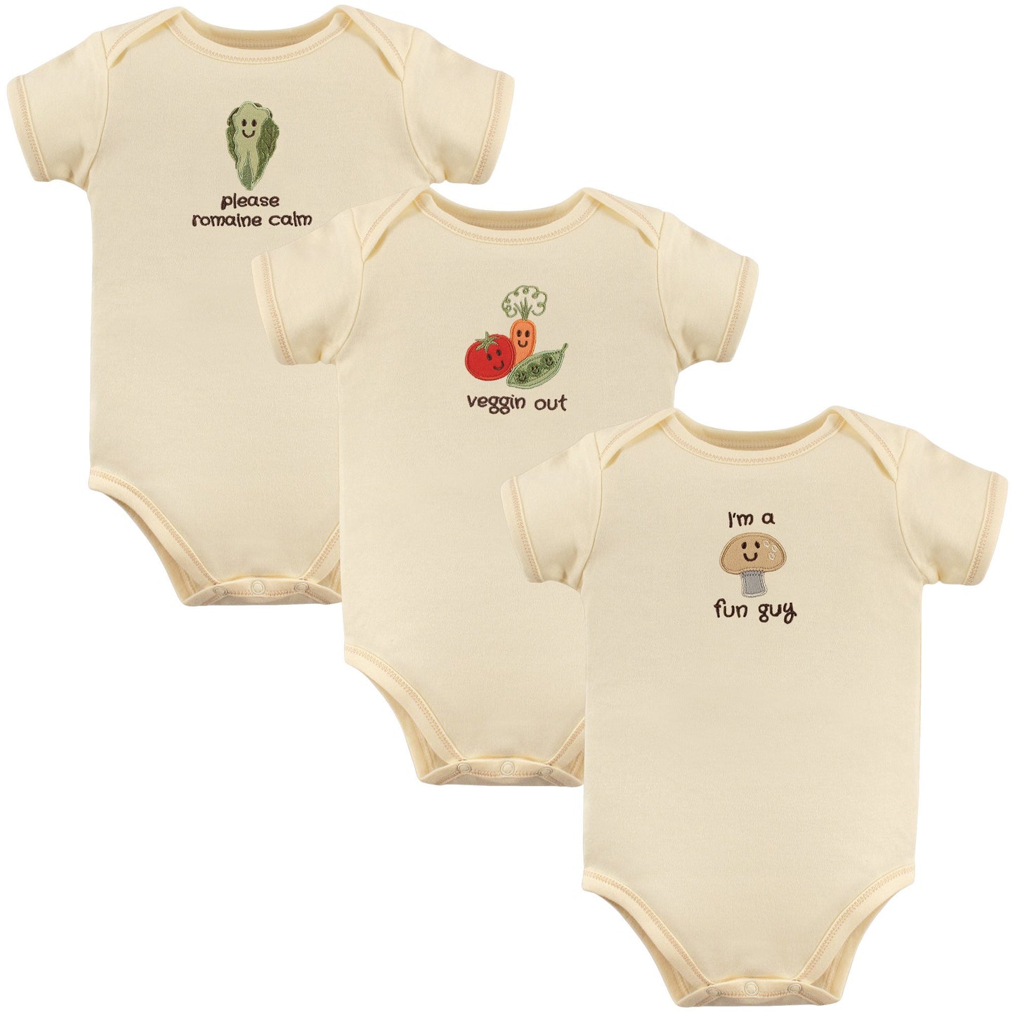 Unisex Baby Organic Cotton Bodysuits