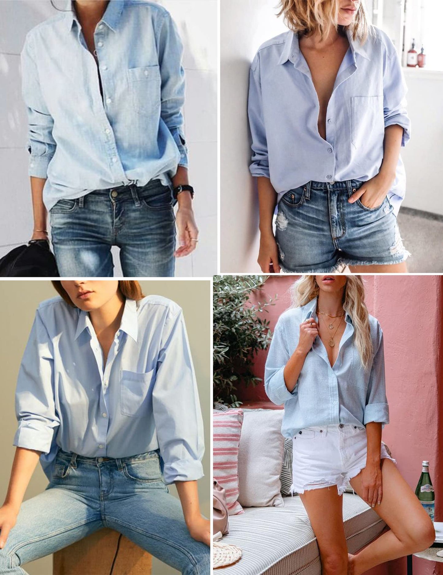 Women's Cotton Button Shirt