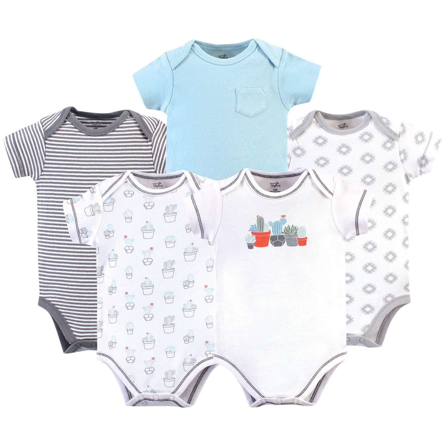 Unisex Baby Organic Cotton Bodysuits