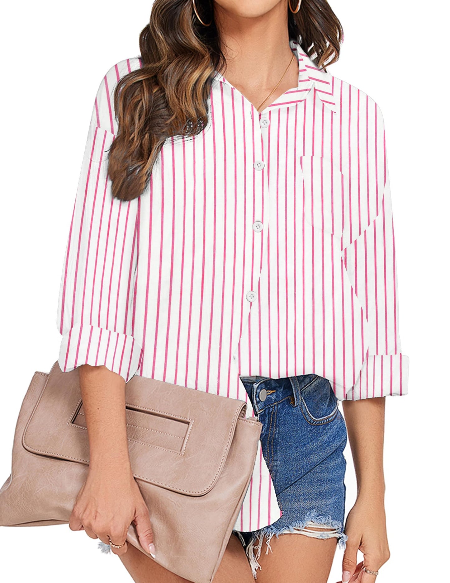 Women's Cotton Button Shirt