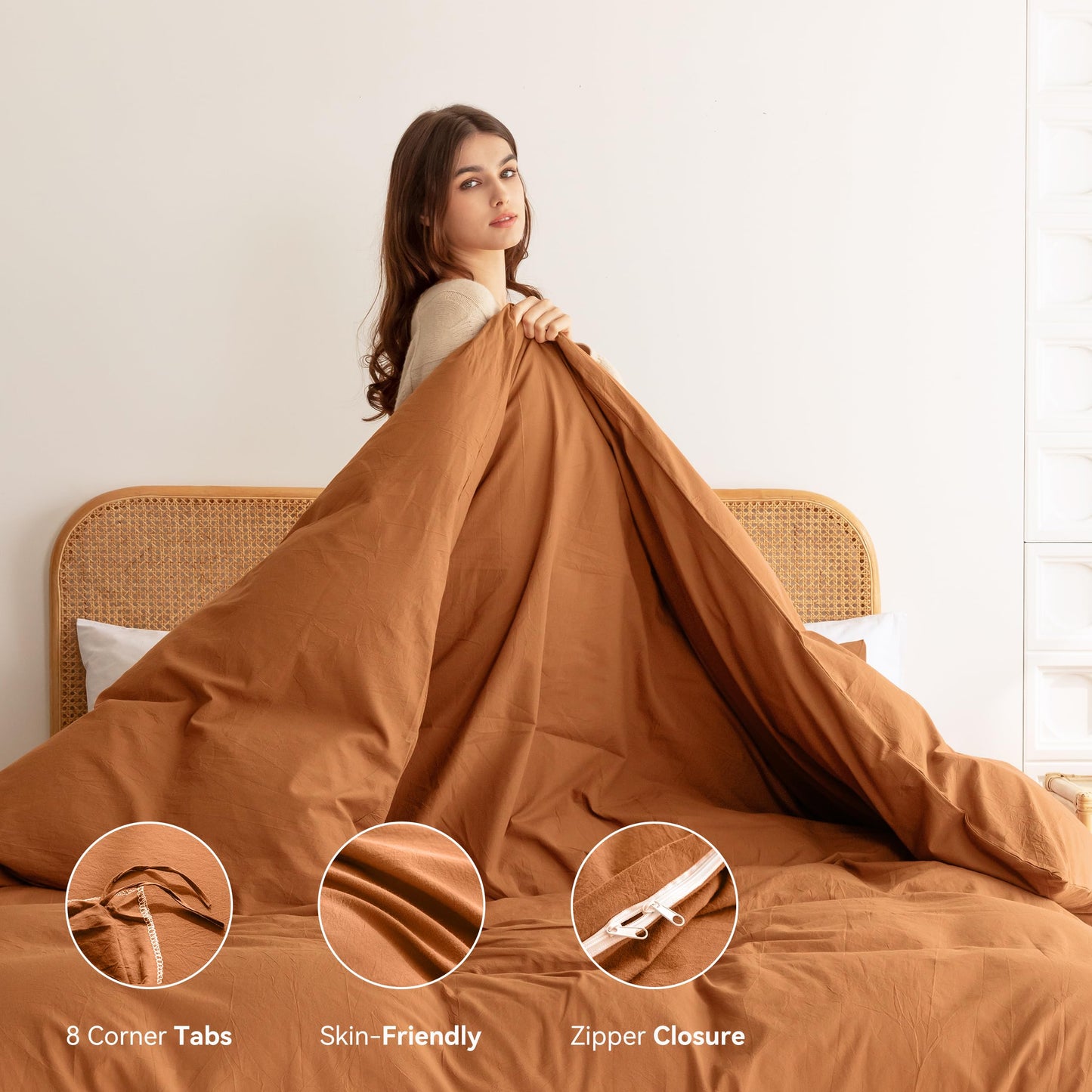 Breathable Cotton Duvet Set