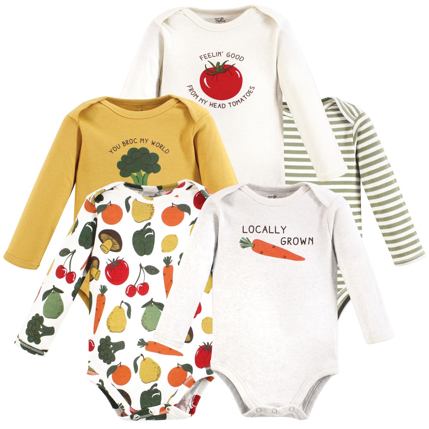 Unisex Baby Long-Sleeve Bodysuits