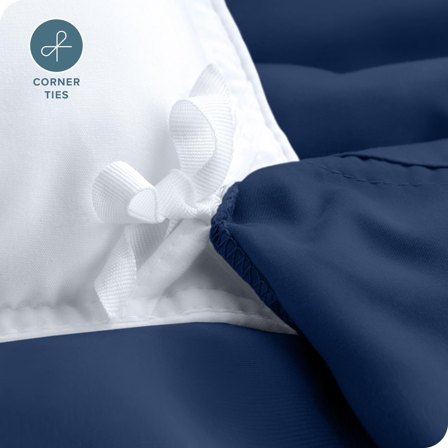 100% Organic Cotton Jersey Duvet Cover Set - Full/Queen Size - Ultra Soft - 100% Cotton - 3pcs - Corner Ties - Button Closure - Bedding Duvet Cover & Pillow Shams (Full/Queen, White)