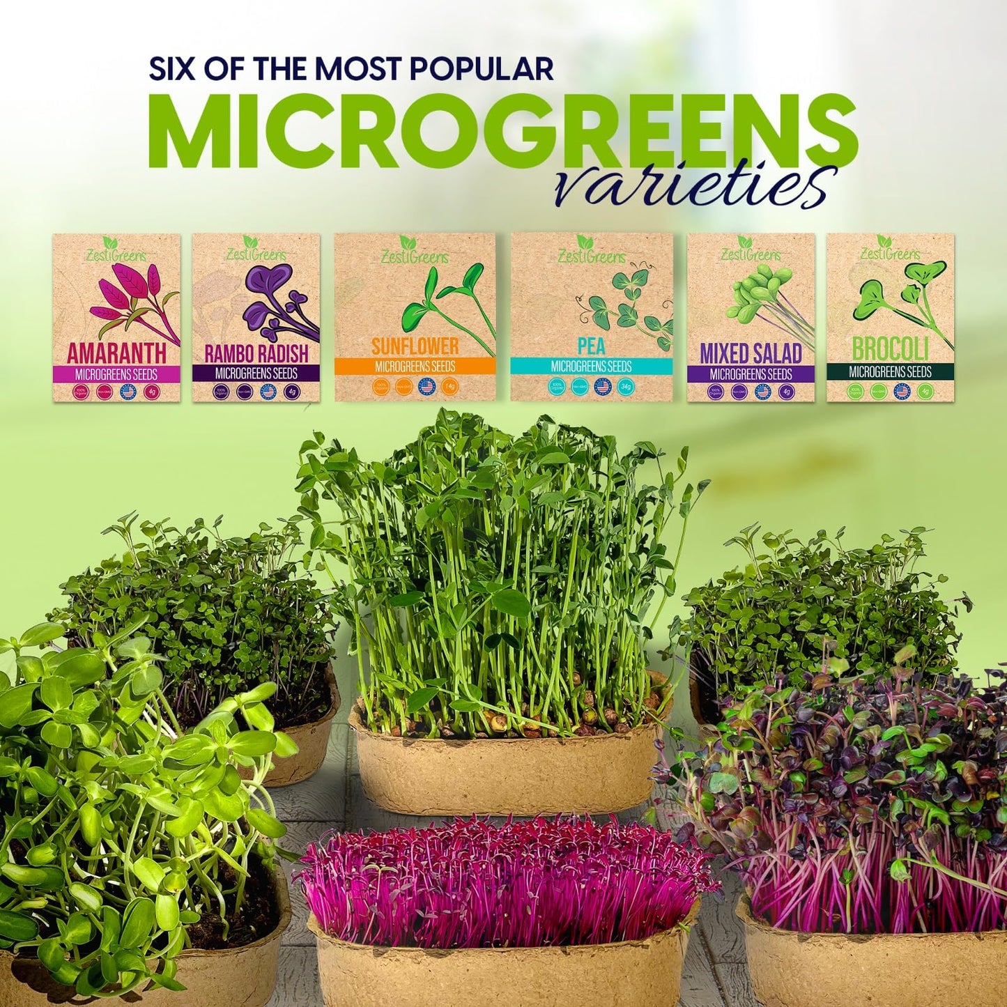 Microgreens Growing Kit for Gardeners