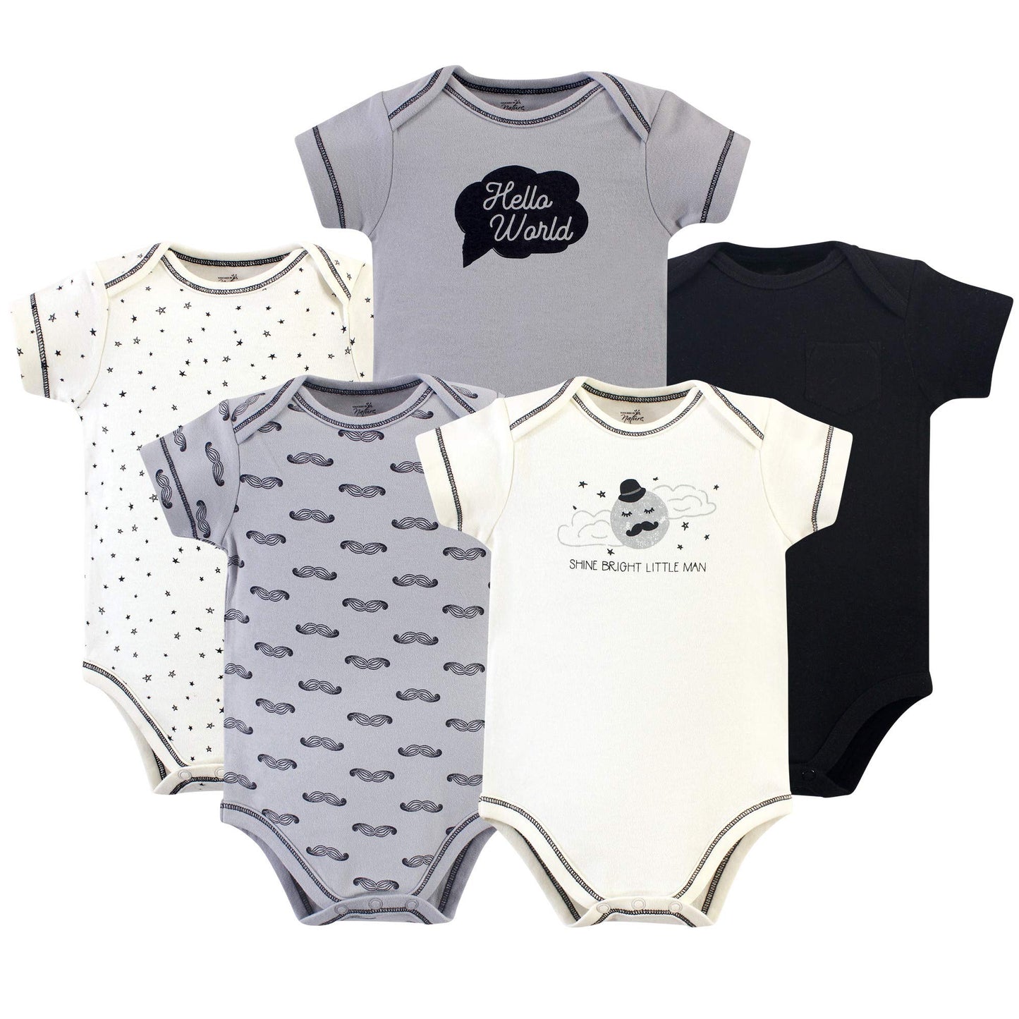 Unisex Baby Organic Cotton Bodysuits