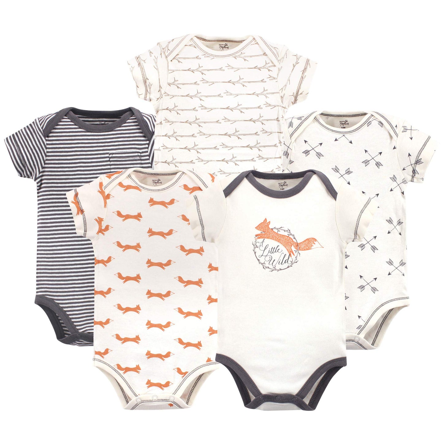 Unisex Baby Organic Cotton Bodysuits