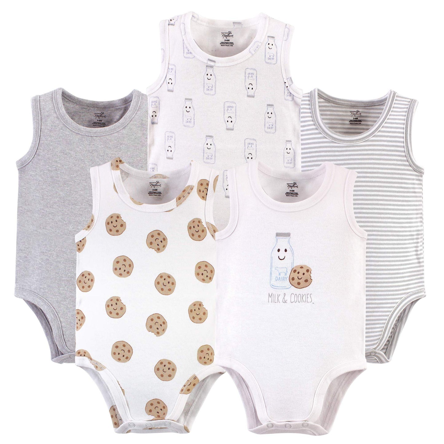 Unisex Baby Organic Cotton Bodysuits