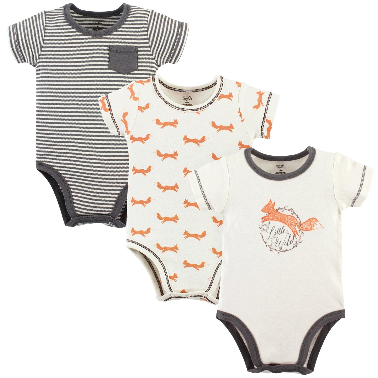 Unisex Baby Organic Cotton Bodysuits