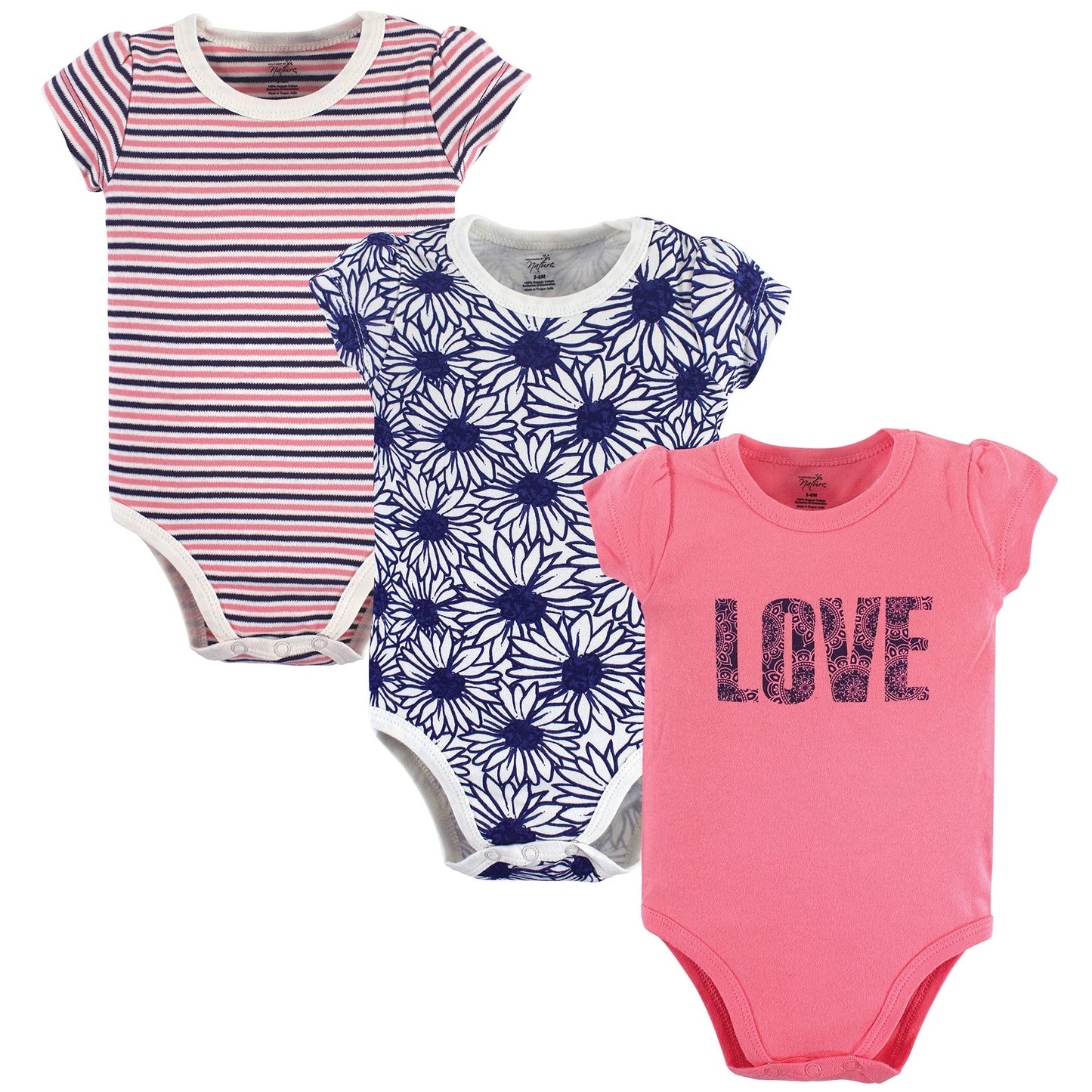 Unisex Baby Organic Cotton Bodysuits