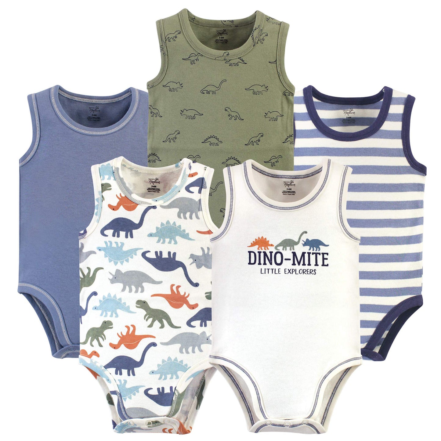 Unisex Baby Organic Cotton Bodysuits