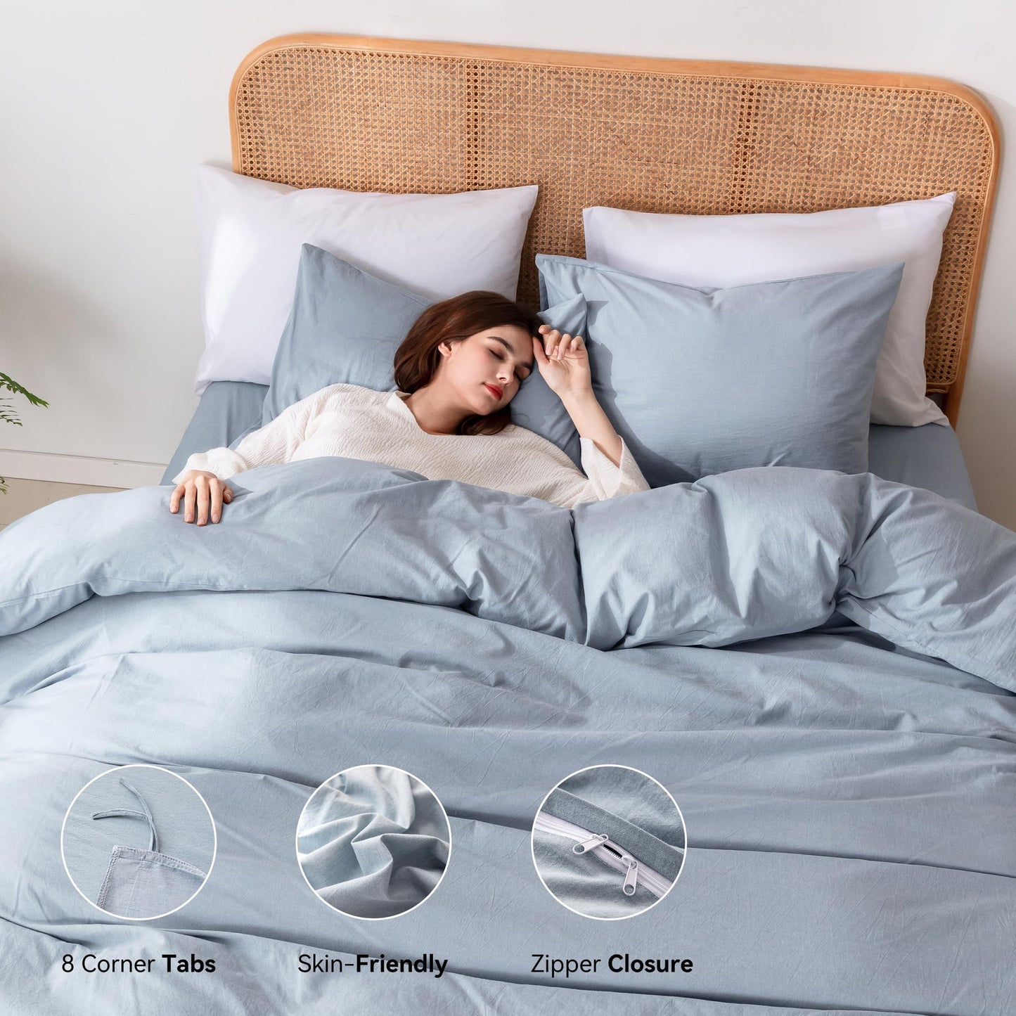 Breathable Cotton Duvet Set